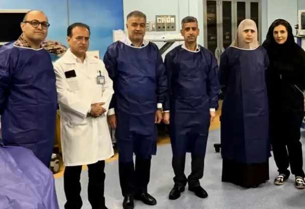 بازدید گروهی از فوق تخصص های ریه از بخش برونکوسکوپی بیمارستان مسیح دانشوری